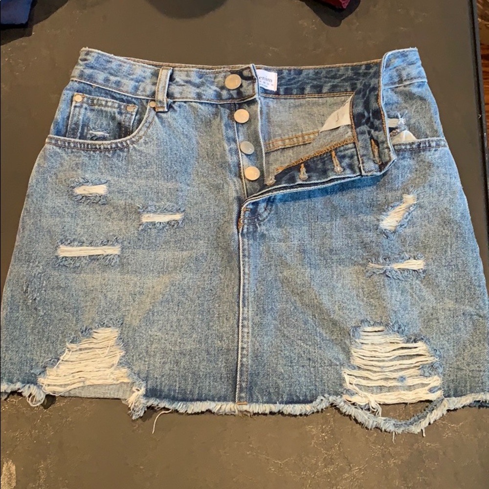 Jean skirt